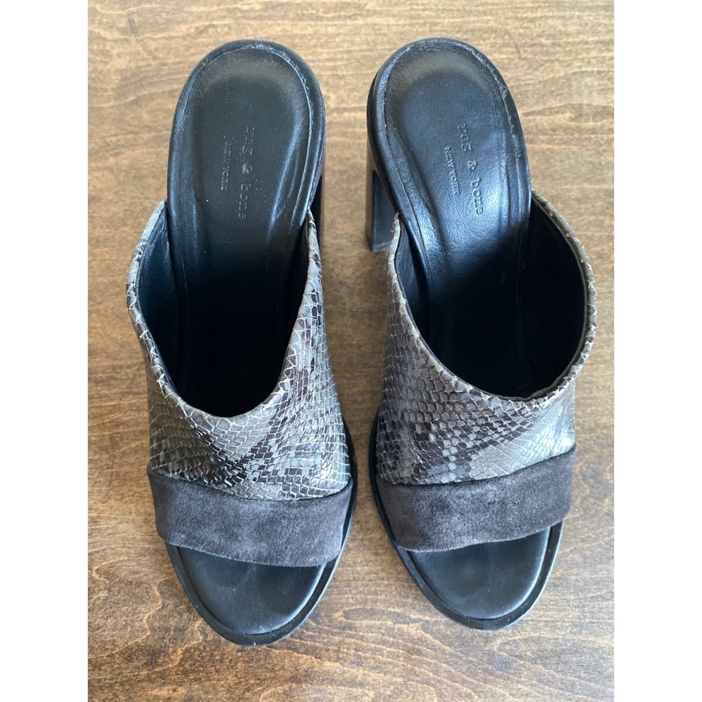 Rag & Bone Tristan Python Print Mule - image 4